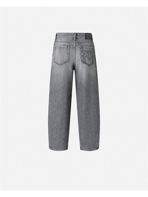Jeans balloon in denim grigio PINKO | 103857A2RY/PJ9